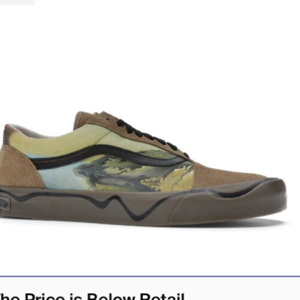 Vans x MoMA Old Skool Twist Salvador Dali Shoes VN0A4UUI21Z Mens Size 5